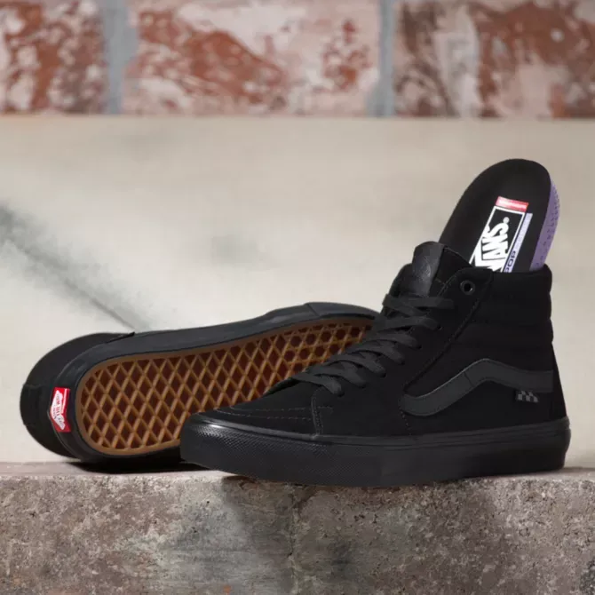 Vans - Sk8-Hi Pro Skate Shoe - Black Out