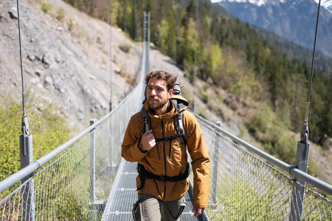 Veste 3en1 de randonnée -10°C imperméable homme, MH500 Mountain