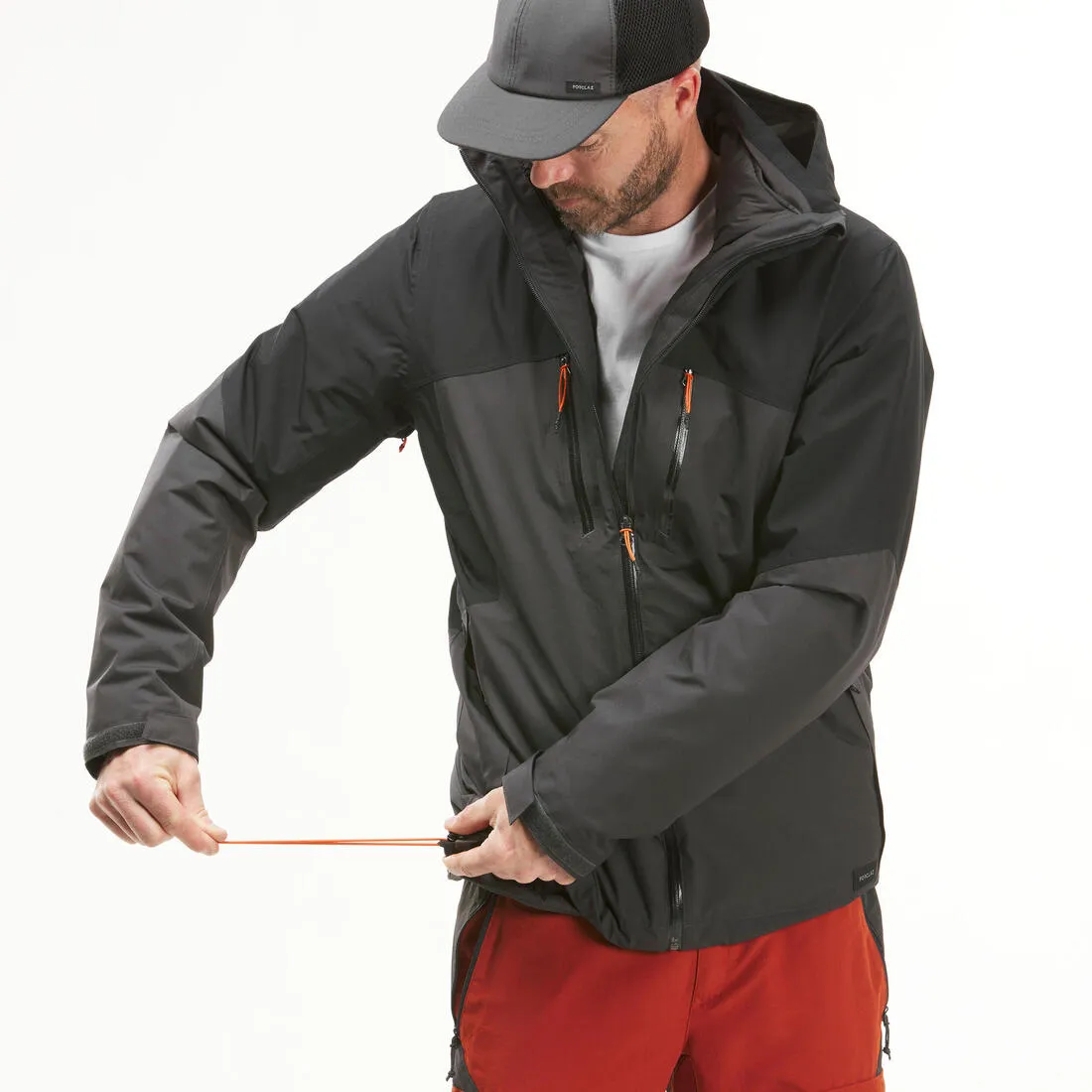 Veste 3en1 de randonnée -10°C imperméable homme, MH500 Mountain