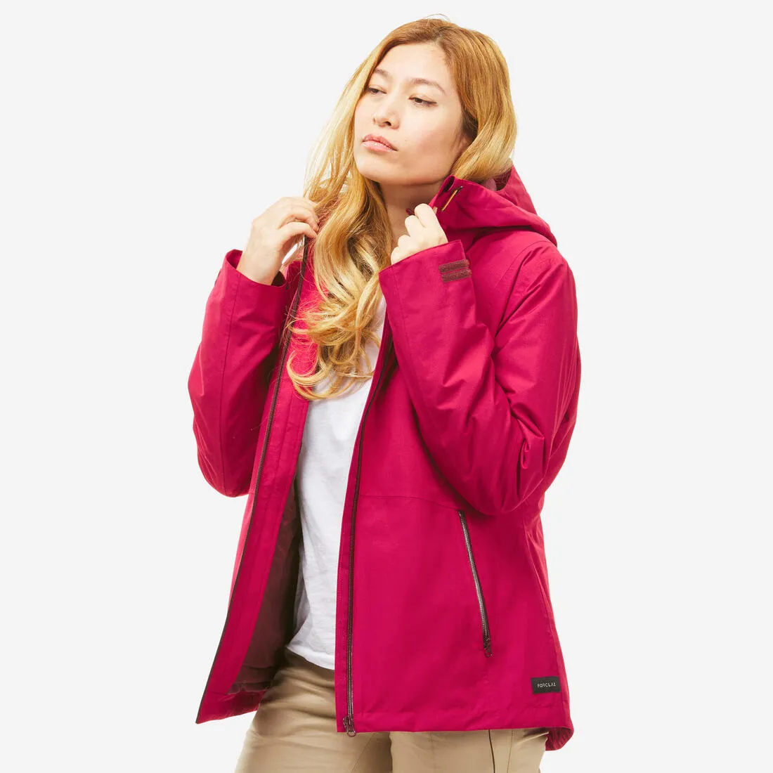 Veste 3en1 imperméable de randonnée - sh500 mountain -10°c - femme