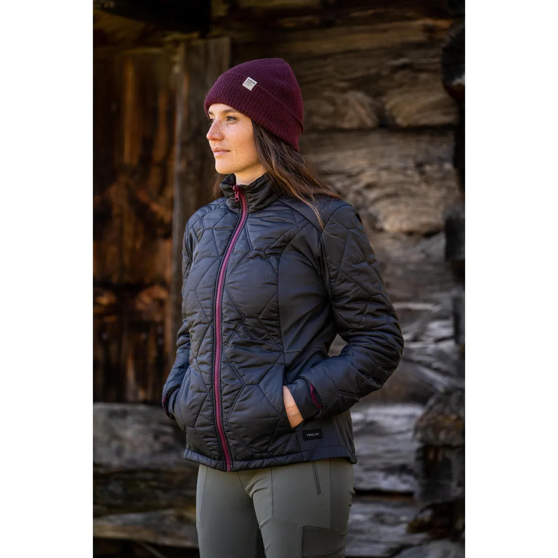 Veste 3en1 imperméable de randonnée - sh500 mountain -10°c - femme