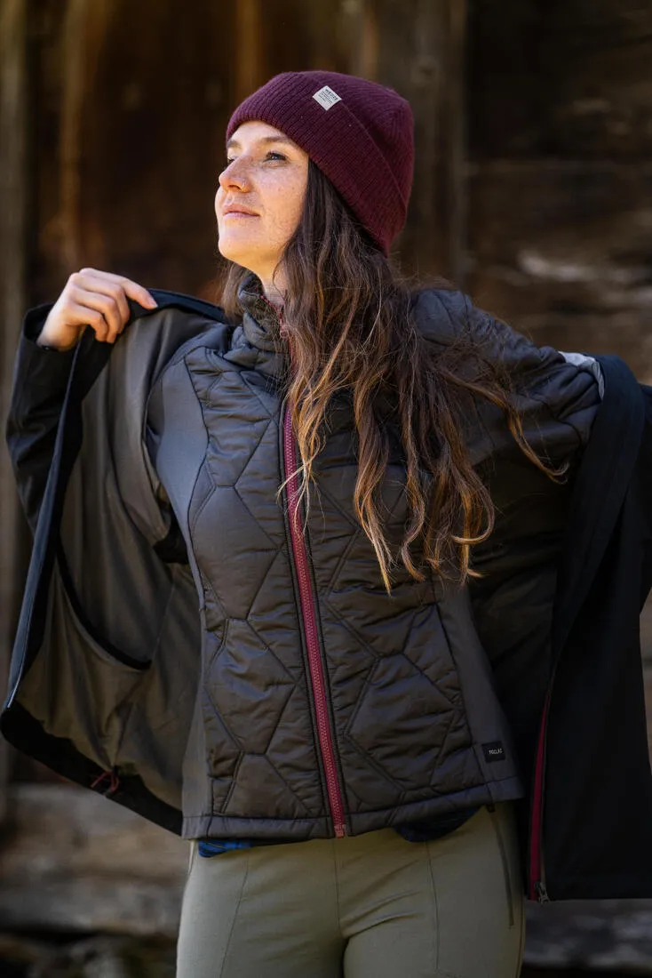 Veste 3en1 imperméable de randonnée - sh500 mountain -10°c - femme