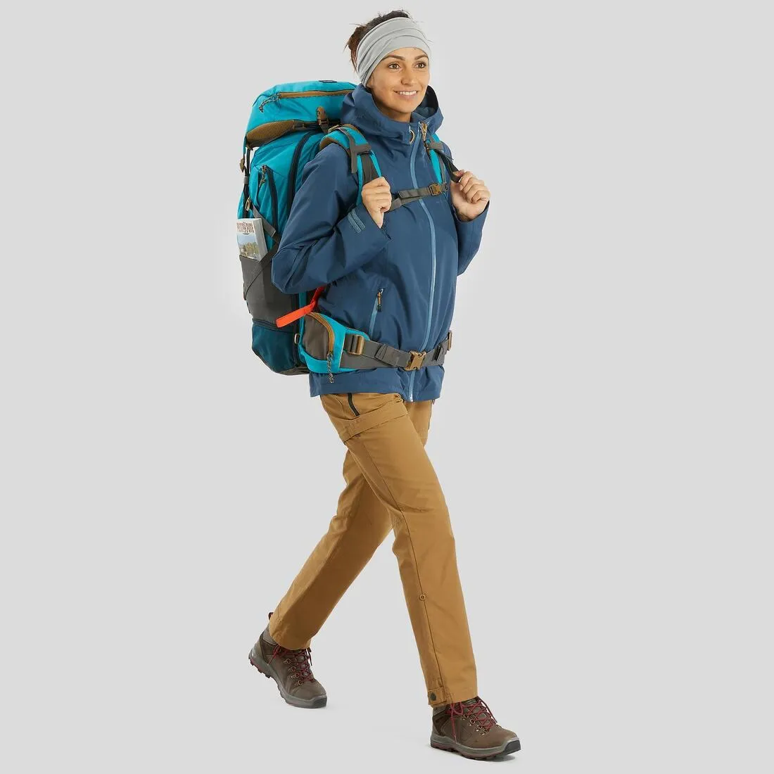 Veste 3en1 imperméable de randonnée - sh500 mountain -10°c - femme