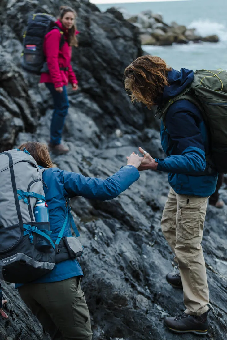 Veste 3en1 imperméable de randonnée - sh500 mountain -10°c - femme