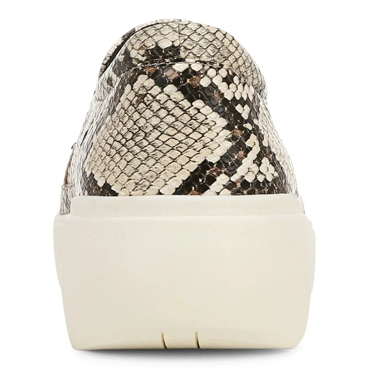 VIONIC KEARNY BLACK/WHITE SNAKE PLATFORM SLIP ON SNEAKER