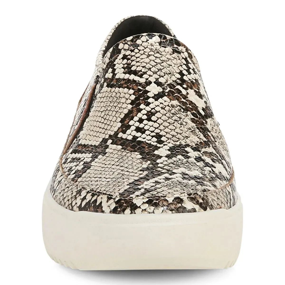 VIONIC KEARNY BLACK/WHITE SNAKE PLATFORM SLIP ON SNEAKER
