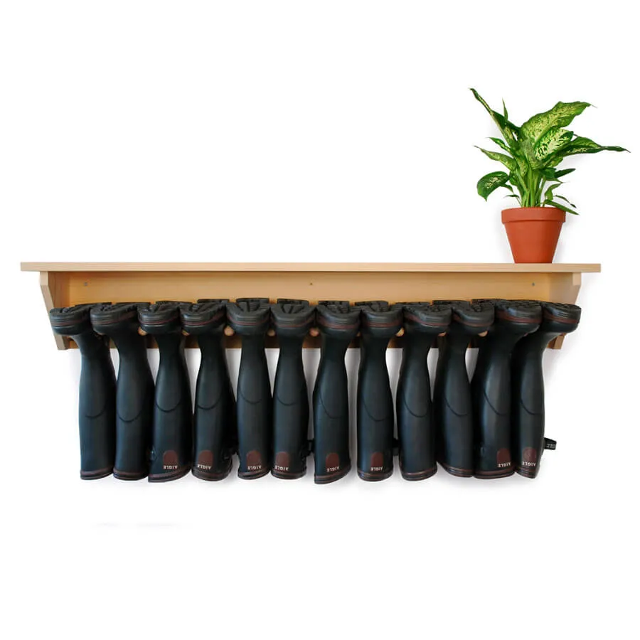 Wall Hanging Welly Rack (6 pair)
