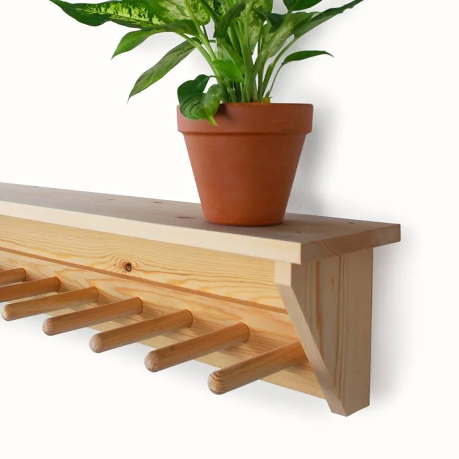 Wall Hanging Welly Rack (6 pair)