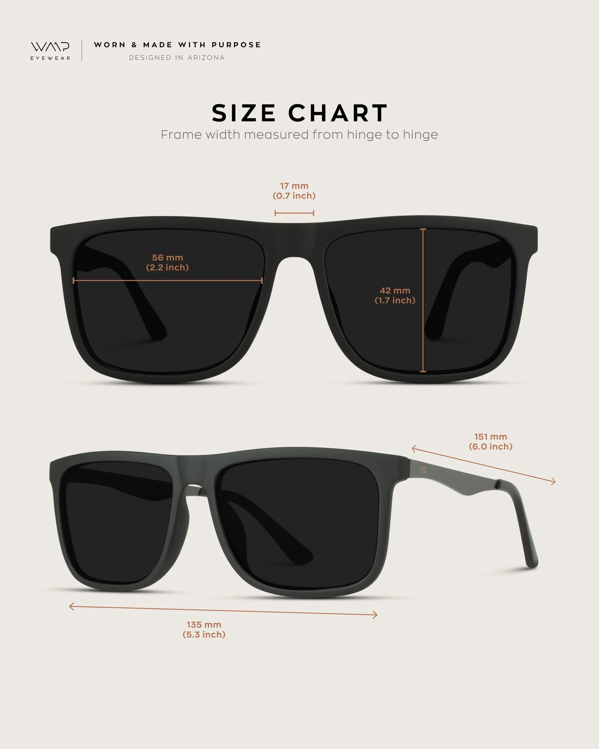 WearMe Pro Polarized Flat Top Narrow Square Mens Sunglasses (Matte Black Tortoise/Brown Lens)