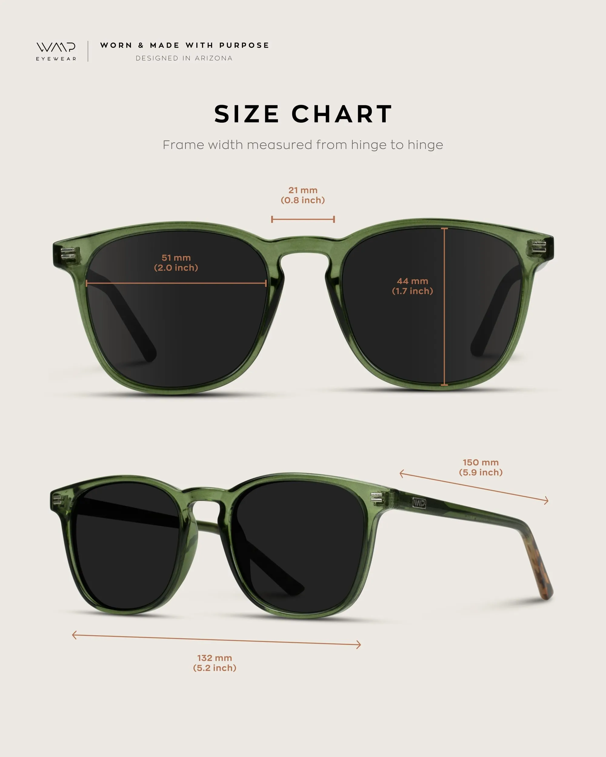 WearMe Pro Polarized Modern Rounded Square Men's Sunglasses (Green Frame/Black Lens)
