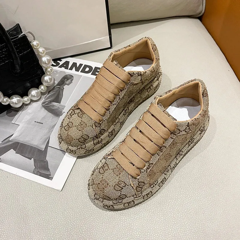 Women Sneakers Luxury Rhinestone Casual Shoes Women Outdoor Platform Running Shoes Designer Female Sports Shoes zapatos de mujer