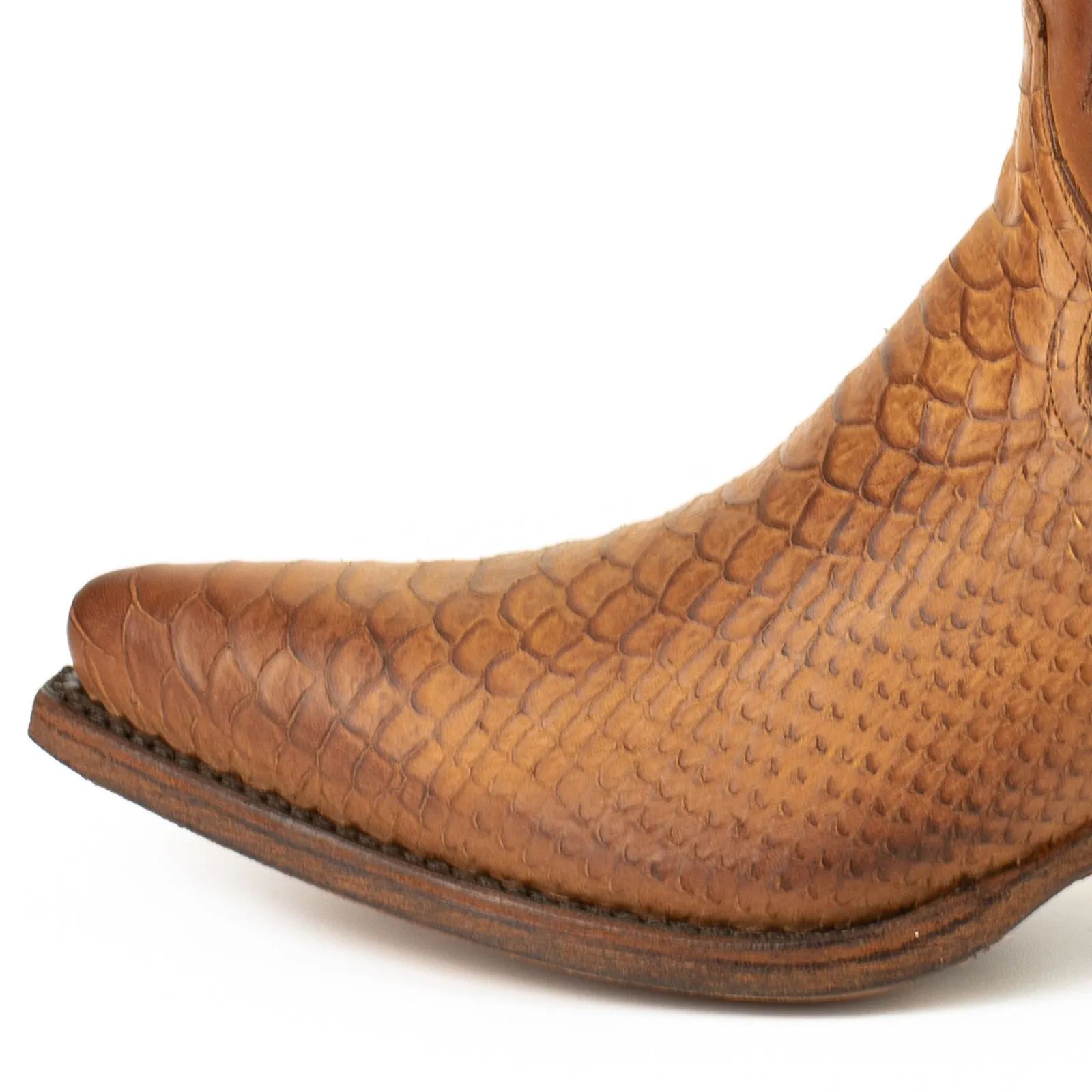 Women's Cowboy Country Western Boots Handmade Brown Leather 2524
