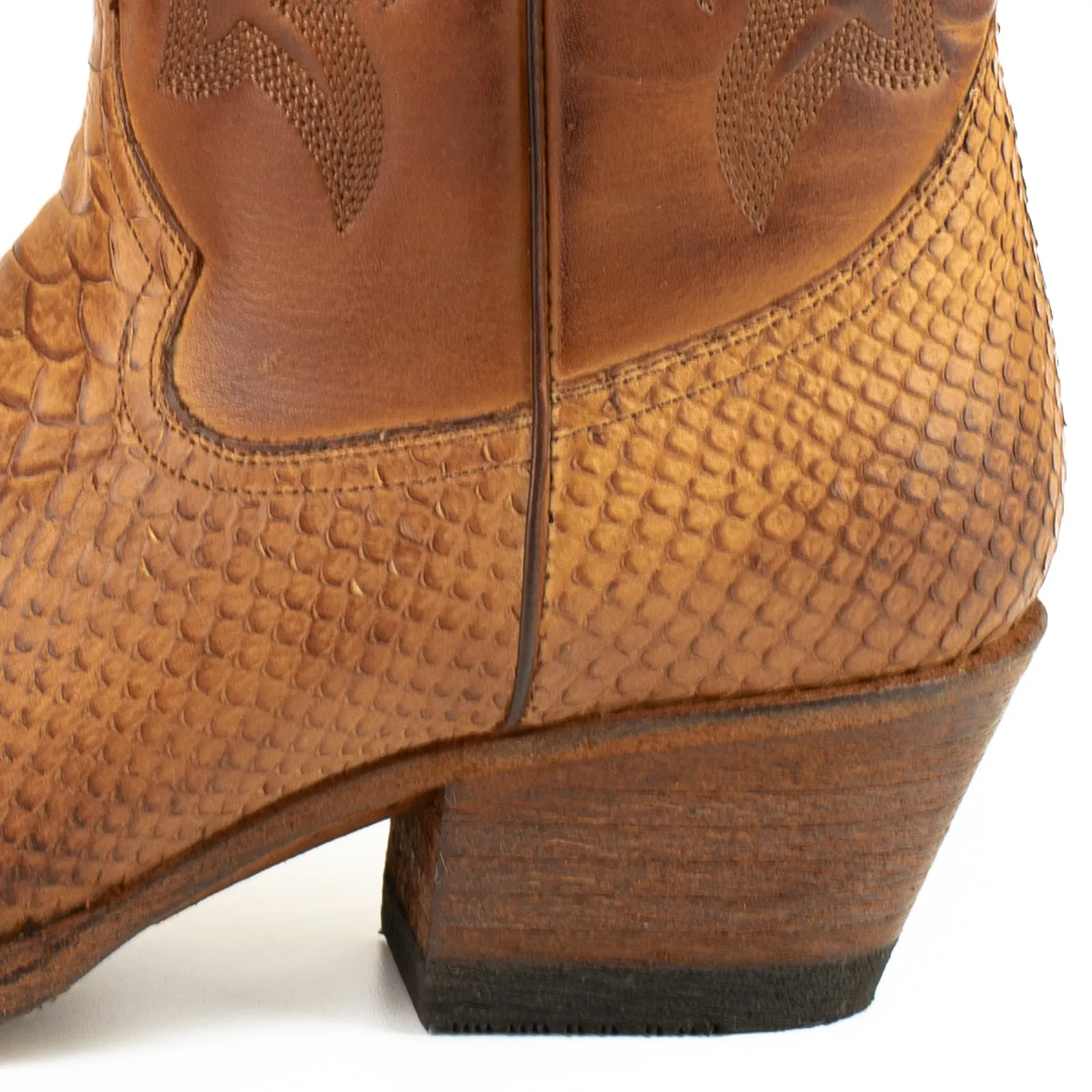 Women's Cowboy Country Western Boots Handmade Brown Leather 2524