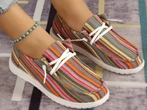 Women's multicolored Canvas Shoes sizes 8.5,9 available