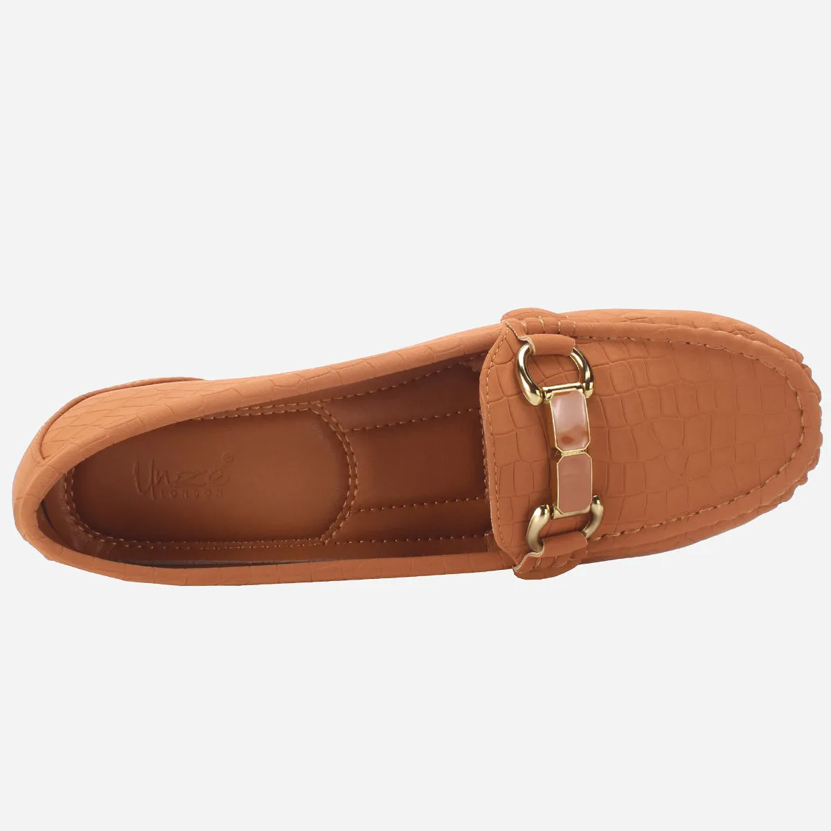 Womens "KANAAN" High Wedge Comfy Moccasin