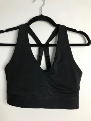 Womens Size Med Misses Black fabletics Athletic Sports Bra
