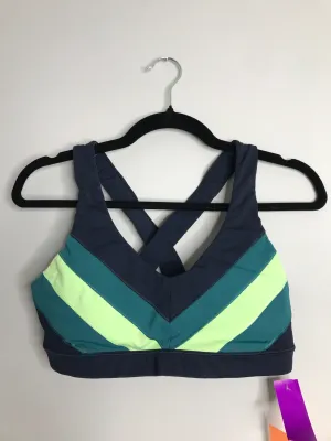 Womens Size Med Misses Green Athleta Athletic Sports Bra